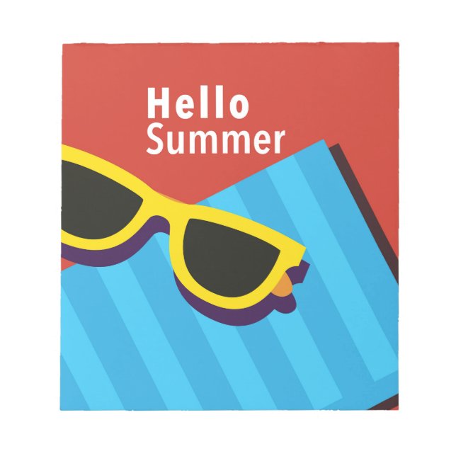 Colourful summer notepad (Front)