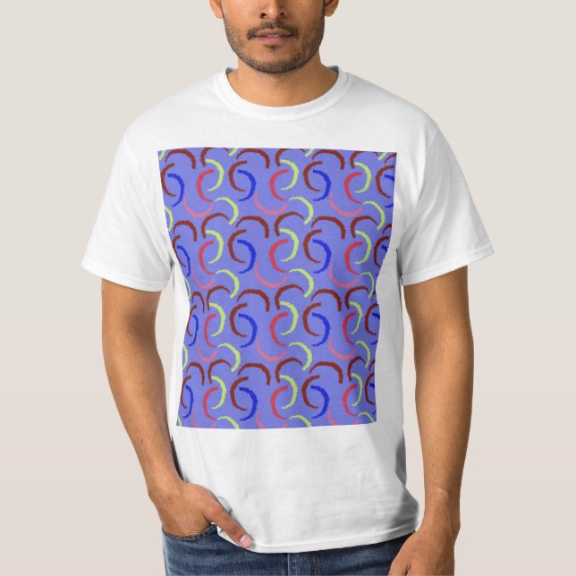 Colourful Summer Pattern T-Shirt (Front)