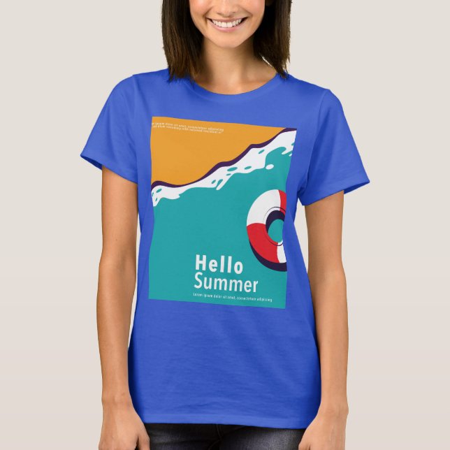 Colourful summer T-Shirt (Front)