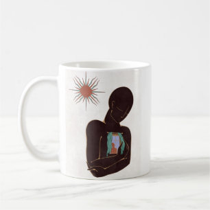 colourful Sun simple hug art Mug