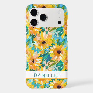 Colourful Sunflower Painting Monogrammed