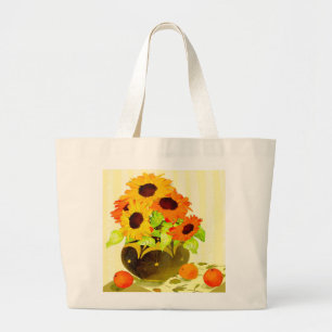 Colourful Sunflower Tote Bag (2-sided)