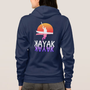 Colourful Sunset And Kayak Hoodie