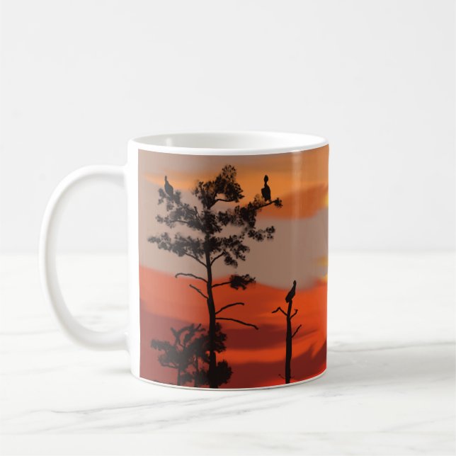 Colourful Sunset Coffee Mug (Left)