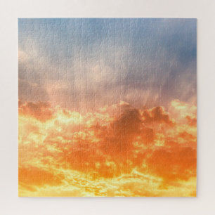 Colourful sunset: fiery sky twilight. jigsaw puzzle