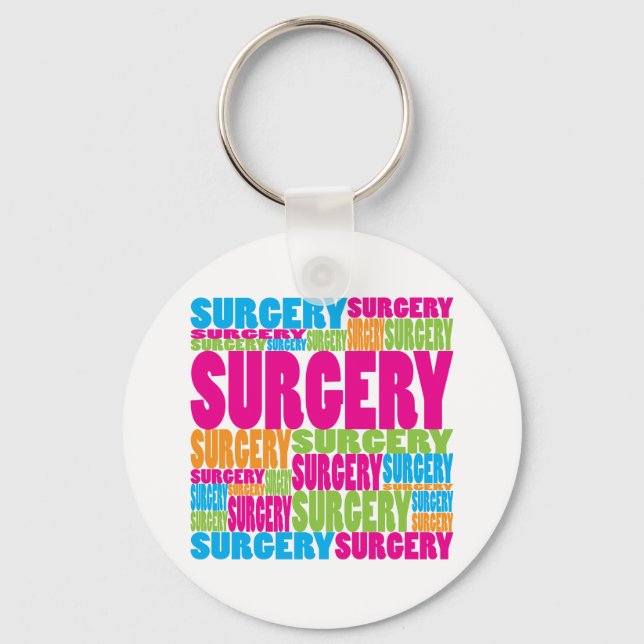 Colourful Surgery Key Ring (Front)