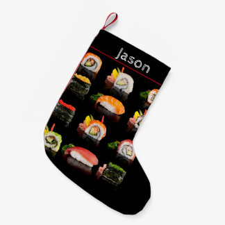 Colourful Sushi Photo Small Christmas Stocking