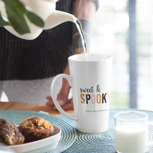Colourful Sweet And Spooky   Happy Halloween  Latte Mug