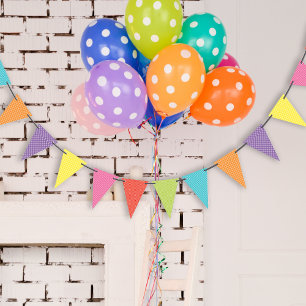 Colourful Sweet Fun Candy Theme Baby Shower Bunting