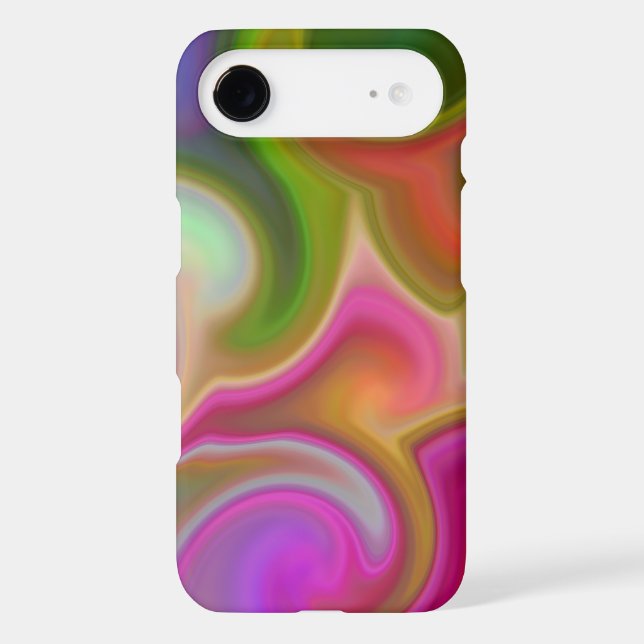 Colourful Swirl Abstract Case-Mate iPhone Case (Back)