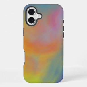 Colourful Swirl Clouds iPhone 16 Plus Case