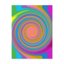 Colourful swirl design