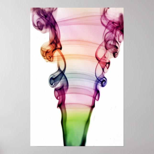 Colourful Swirl Poster (Front)
