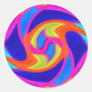 Colourful Swirl Stickers