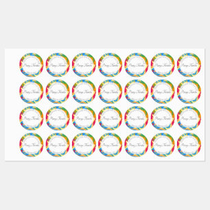 Colourful Swirling Paint