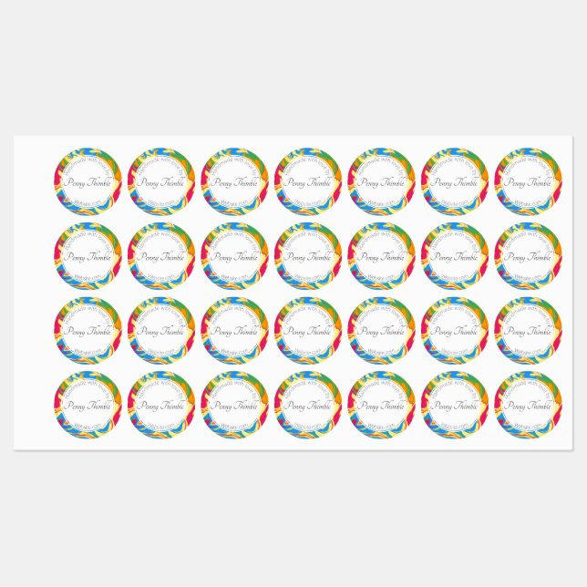 Colourful Swirling Paint (Sheet)