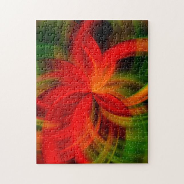 Colourful Swirls Abstract Art Jigsaw Puzzle (Vertical)