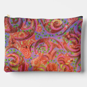 Colourful Swirls  Accessory Pouch