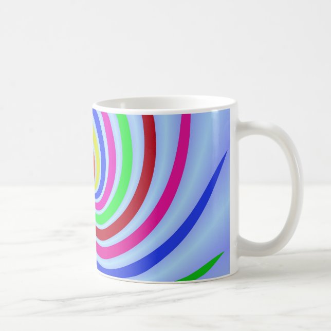 Colourful Swirls Coffee Mug (Right)