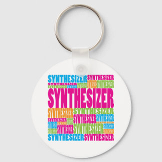 Colourful Synthesizer Key Ring