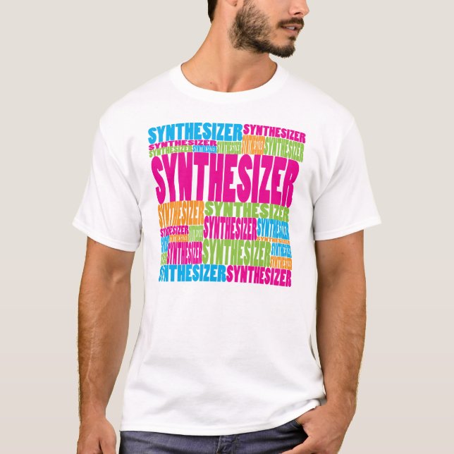 Colourful Synthesizer T-Shirt (Front)