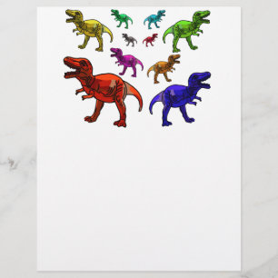Colourful T-Rex