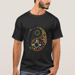 Colourful tai chi Yoga qi gong Sign Symbol tao yin T-Shirt