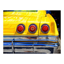 Colourful tail lights