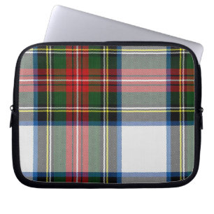 Colourful Tartan Plaid Laptop Cover