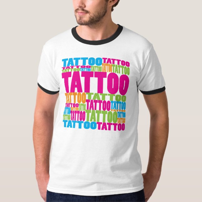 Colourful Tattoo T-Shirt (Front)