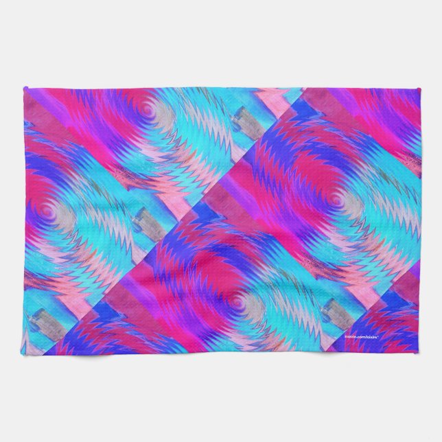 Colourful Tea Towel (Horizontal)