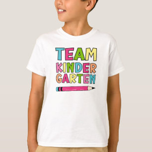 Colourful Team Kindergarten – First day of school T-Shirt