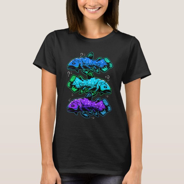 Colourful Team Squad Coelacanth T-Shirt (Front)