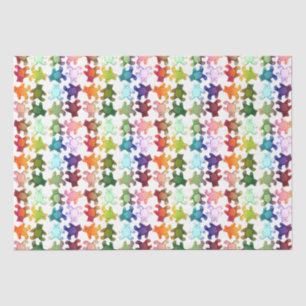 Colourful Teddy Bears Wrapping Paper