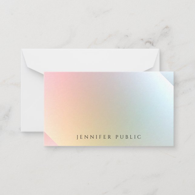 Colourful Template Elegant Modern Minimalist (Front)