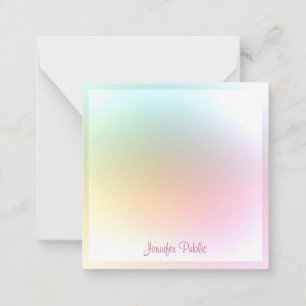 Colourful Template Handwritten Script Text Modern