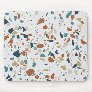Colourful Terrazzo Digital Pattern Mouse Mat