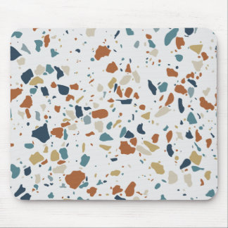 Colourful Terrazzo Digital Pattern Mouse Mat