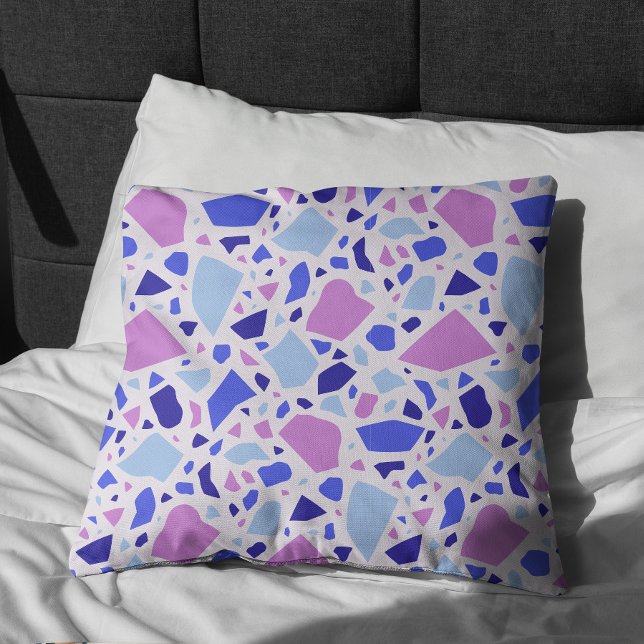Colourful Terrazzo Pattern Cushion (Colorful Terrazzo Pillow)