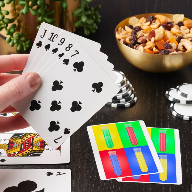 Colourful Test Tubes Playing Cards (Creator Uploaded)