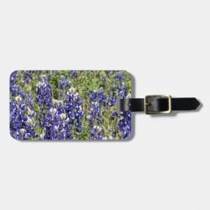 Colourful Texas Bluebonnets - Lupinus texensis Luggage Tag