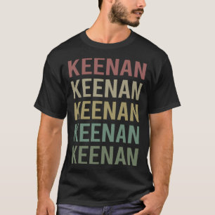 Colourful Text Art - Keenan Name T-Shirt