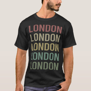 Colourful Text Art - London Name T-Shirt