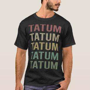 Colourful Text Art - Tatum Name T-Shirt