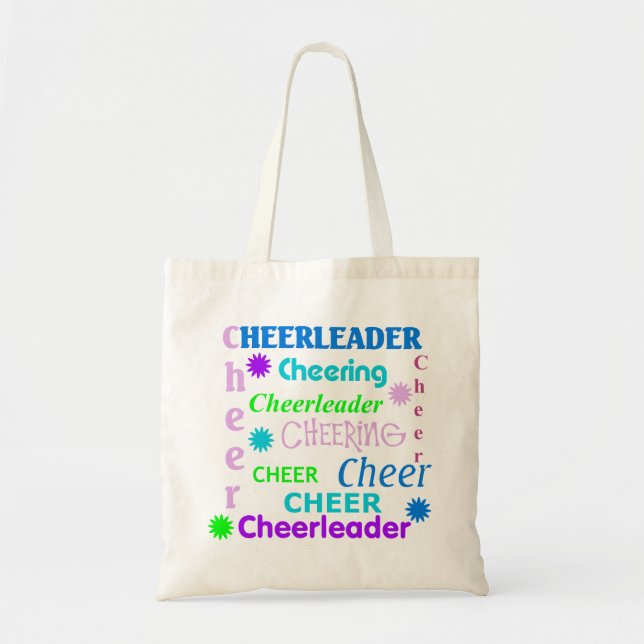 Colourful Text Cheerleader Bag (Front)