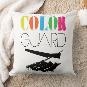 Colourful Text Colour Guard Cushion