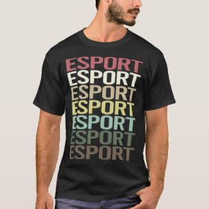 Colourful Text Esports Esport T-Shirt