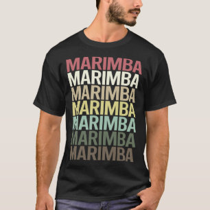 Colourful Text Marimba T-Shirt
