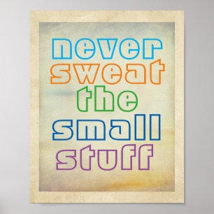 colourful text motivational quote poster wall art