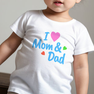 Colourful Text on Baby T-shrit   DP7Art T-Shirt